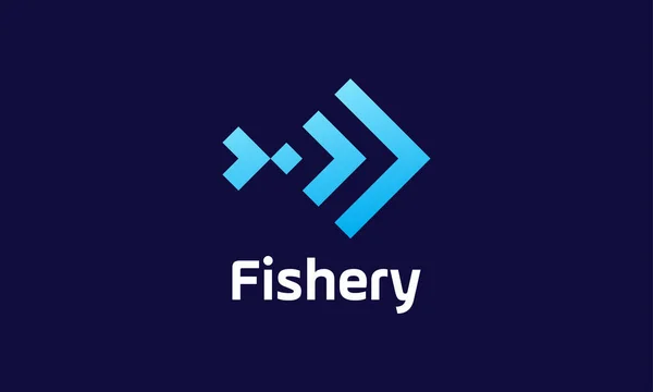 Логотип Рыболовства — стоковый вектор