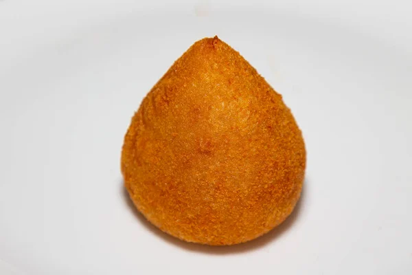 Hagyományos Coxinha Csirke Tipikus Brazil Snack — Stock Fotó