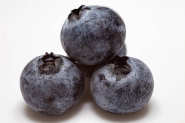 Seçici bir odak noktasında yaban mersini (Aşı Melezi) izole edilir. Olgun meyve.