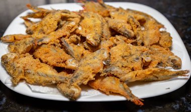 Kızarmış Lambari do Rabo Vermelho (Astyanax bimaculatus) tipik Brezilya tatlı su balığı