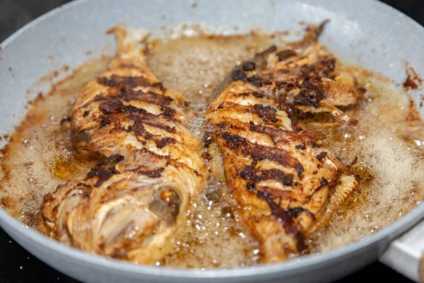 stock image Clean and seasoned Pero fish (Balistes capriscus) . Typical fish from the coast of Esprito Santo (Capixaba) Brazil, known as 