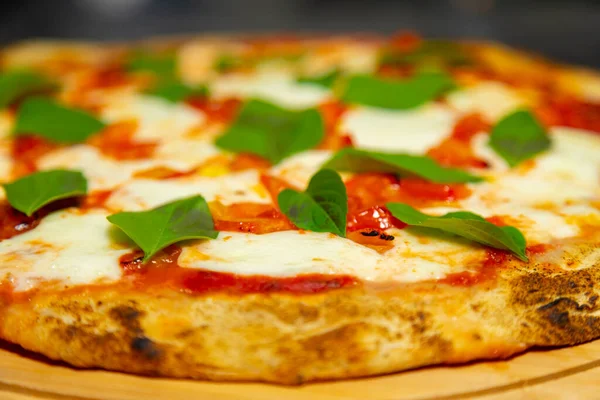 Klassisch Margherita Pizza Klassifiziert Als Original Italienische Vera Pizza — Stockfoto