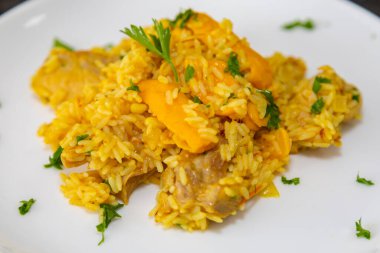 Pequi posası (caryocar brasiliense) olgun üst görünüm