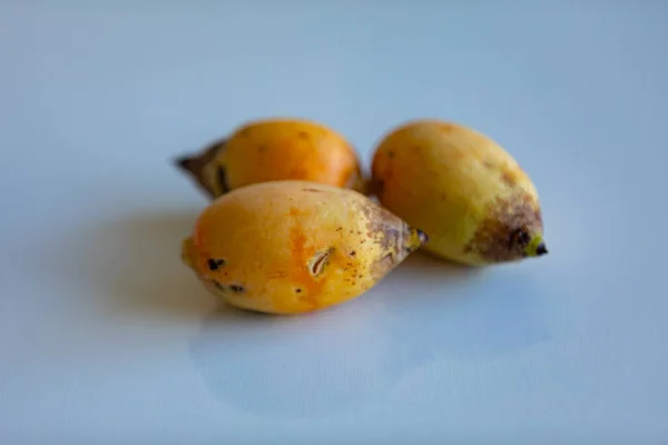 Σπάνια Ώριμα Τροπικά Φοινικόδεντρα Ακανόνιστα Βοτανικά Είδη Εξωτικά Φρούτα — Φωτογραφία Αρχείου