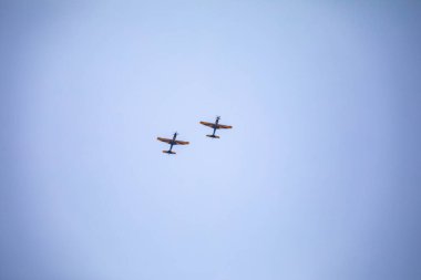 3 Super Tucano A-29 Turboprop uçağından oluşan geleneksel Brezilya Duman Filosu