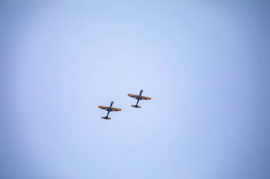 3 Super Tucano A-29 Turboprop uçağından oluşan geleneksel Brezilya Duman Filosu