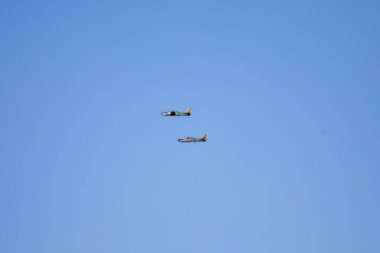 3 Super Tucano A-29 Turboprop uçağından oluşan geleneksel Brezilya Duman Filosu