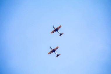 3 Super Tucano A-29 Turboprop uçağından oluşan geleneksel Brezilya Duman Filosu