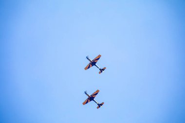 3 Super Tucano A-29 Turboprop uçağından oluşan geleneksel Brezilya Duman Filosu