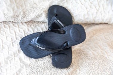 Siyah Havaiana sandaletleri Brezilya 'dan