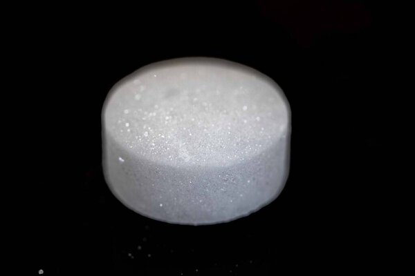 White Mothballs, or Naphthalene balls isolated in fine details