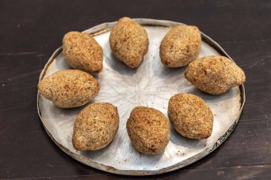 En geleneksel ve otantik Suriye Lübnan Arap kibbesi.