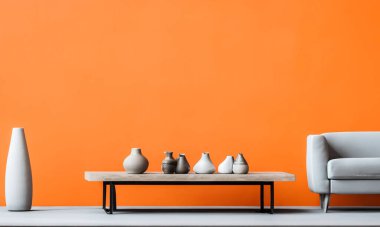 Hoş atmosferi olan minimalist bir arka plan ortamı, özellikle mimarlar ve iç mimarlar için.