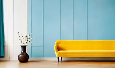 Hoş atmosferi olan minimalist bir arka plan ortamı, özellikle mimarlar ve iç mimarlar için.
