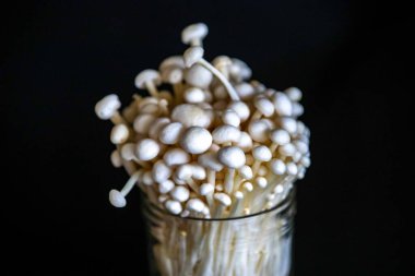 Enokitake olarak bilinen Enoki mantarı Flammulina velutipes, doğu mutfağında yaygın olarak kullanılan bir çeşitliliktir..