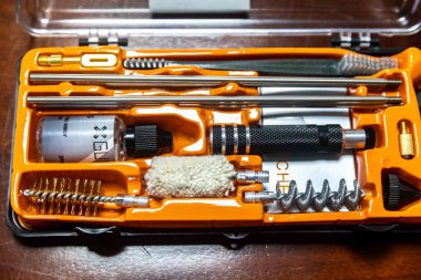 12 kalibrelik pompalı için temizlik ve bakım seti