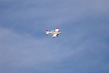 Braslia, 14 Ağustos 2025. Küçük tarım uçağı, Hava Traktörü 802, Brezilya Federal Bölgesi, Braslia İtfaiye Departmanı tarafından orman yangını kontrolü için uyarlanmıştır..