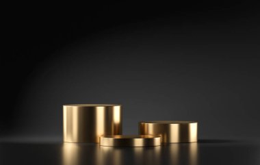 3d soyut platform podyum ürün sunum arkaplanı oluşturma