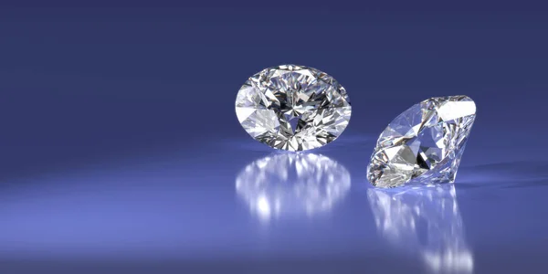 렌더링 렌더링 다이아몬드 — 스톡 사진