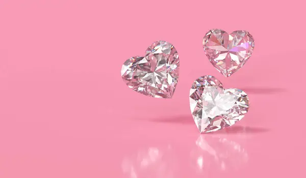 렌더링에 다이아몬드 — 스톡 사진