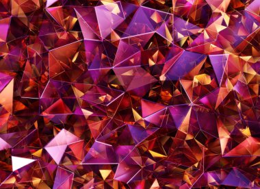 Lüks Soyut Gerçekçi Kırmızı Kristal Doku Yansıması Yakın Arkaplan 3D görüntüleme
