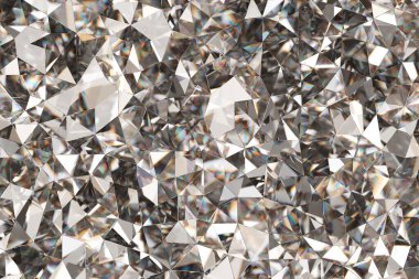 Lüks Soyut Gerçekçi Kristaller Özellik Spektrumu Sebep Yansıması Yakın Arkaplan 3D görüntüleme