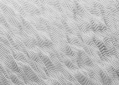 Beyaz dalga biçimi geleceksel arkaplan 3D görüntüleme