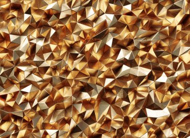 Lüks Soyut Gerçekçi Altın Doku Yansıması Yakın Arkaplan 3D görüntüleme