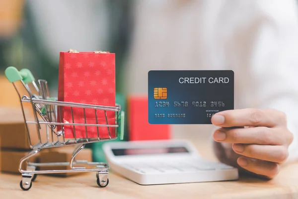 Male hand holding a credit card,Shopping concept, online web shopping and home delivery service, connects merchants and customers worldwide, online payment, consumer society,cashless society
