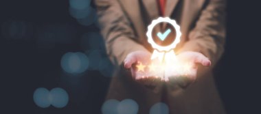 ürün güvencesi, standart kalite, ISO, Endüstri Sertifikası, Garanti, iş sigortası, kalite ve standartların denetlenmesi için en iyi kalite güvencesi kavramı