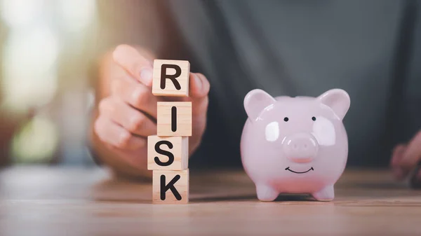 Концепція Управління Фінансовими Ризиками Оцінка Ділових Інвестицій Захист Інтересів Бізнесу — стокове фото