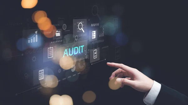 Concept Van Auditing Evaluatie Van Kwaliteit Efficiëntie Van Het Personeel — Stockfoto