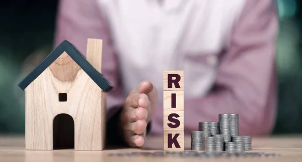 Protección Gestión Riesgos Gestión Riesgos Financieros Evaluación Viabilidad Inversión Empresarial — Foto de Stock