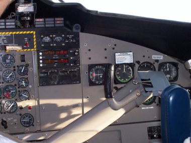 Bir uçak pilotu.