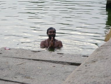 Hindistan 'daki Hindu tapınağı.