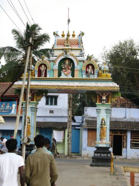 Hindistan 'ın güneyindeki Kerala şehrindeki Hindu tapınağı.