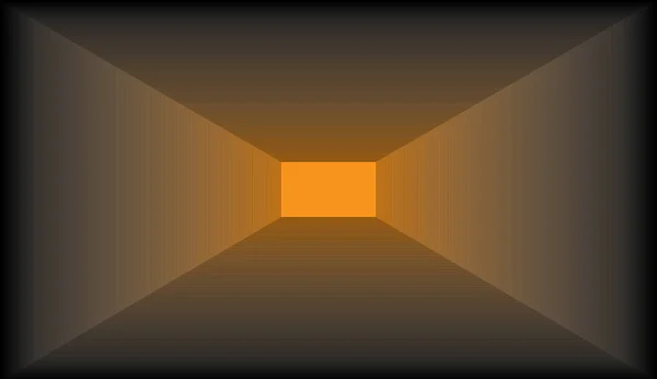 橙色和黑色阴影视觉光学错觉 — 图库照片