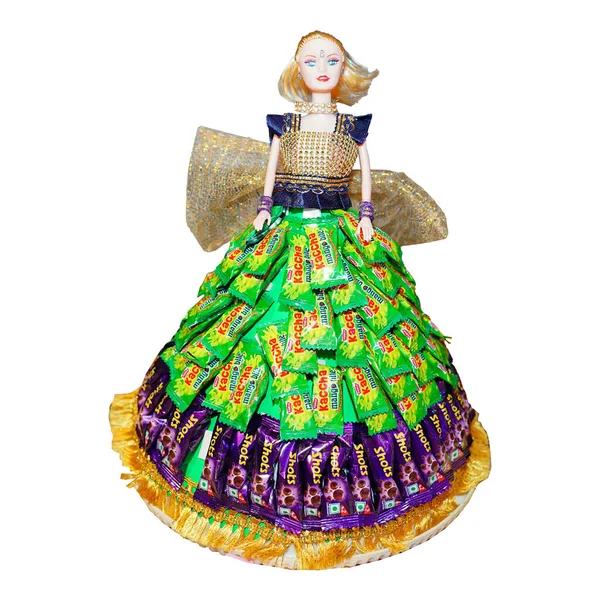 Bambola Decorazione Cioccolato Decorazione — Foto Stock