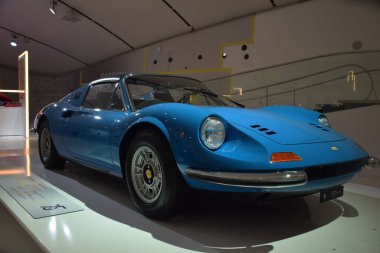 Modern araba iç tasarımı. 3d illüstrasyon