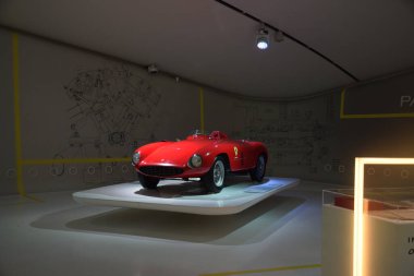 Modern bir arabanın 3 boyutlu tasarımı