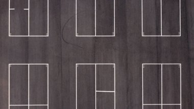 Parking lot top view. High-quality photo