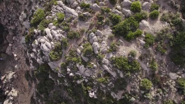 Aerial Footage Medieval Coastal Defensive Tower Corda Oropesa Spain High — Stockvideo