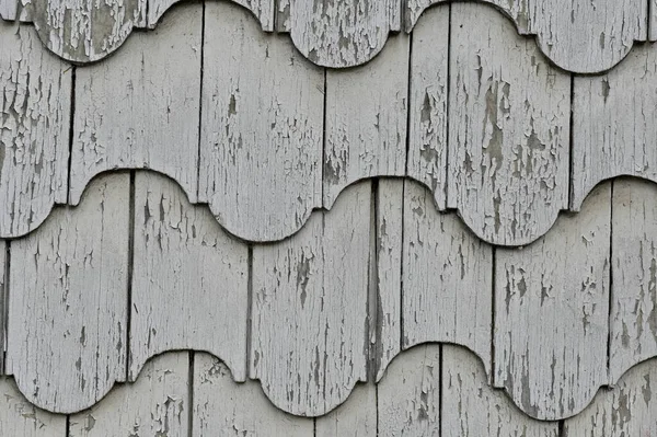 Eski ahşap desenli ön cephenin yatay görüntüsü. Yüksek kaliteli fotoğraf.