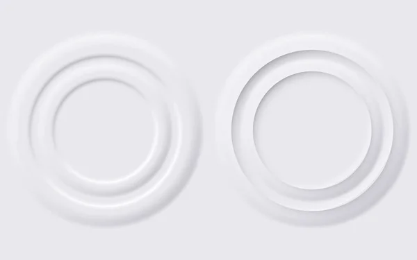 Neumoric Design Elementsのセット 新変形円 ベクトルイラスト Eps — ストックベクタ