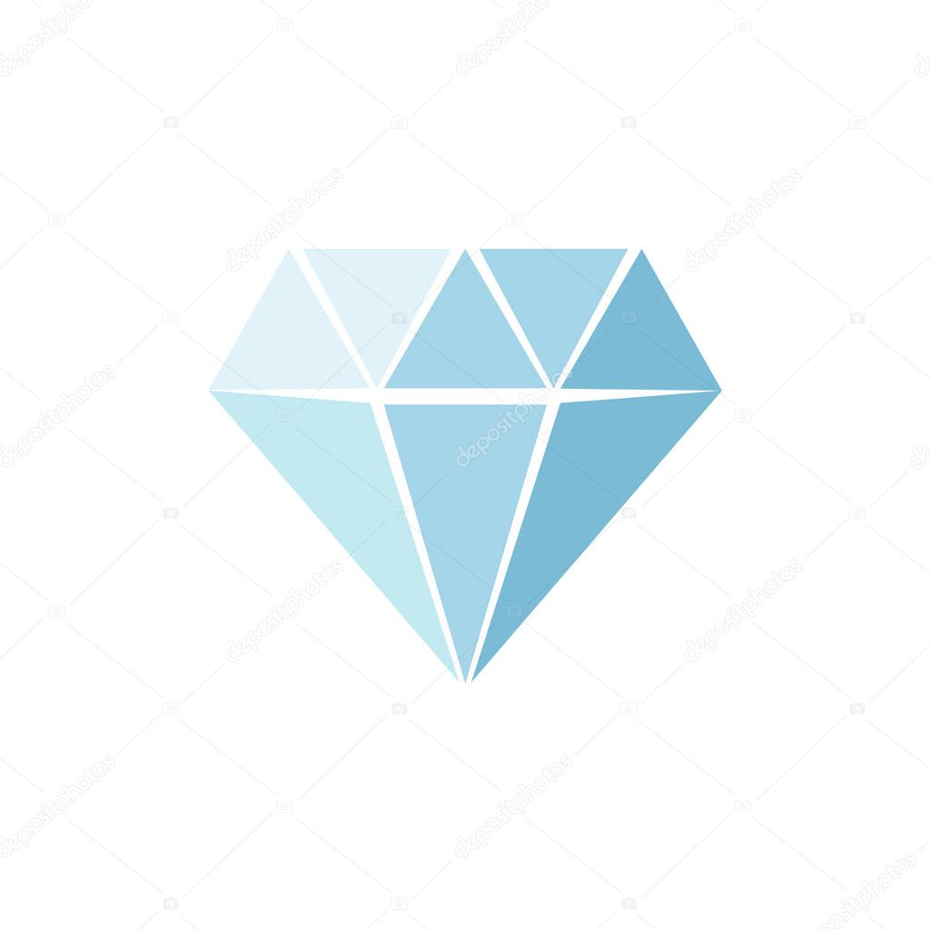 Diamond Icon Vector. isolated on background. Vector illustration. Eps 10.