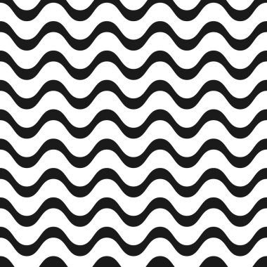 Copacabana dalga desenli Vektör çizimi. Eps 10.