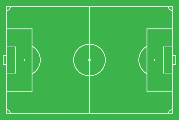 Soccer Field Football Field Vector Illustration Eps — Image vectorielle