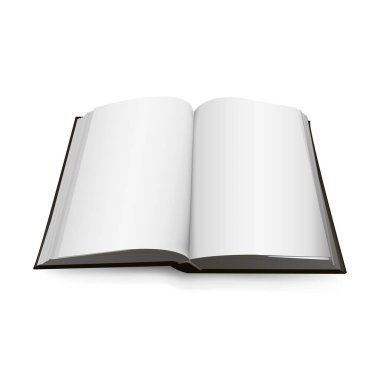 Arkaplanda 3. Kitabı aç. Vektör çizimi. Eps 10.