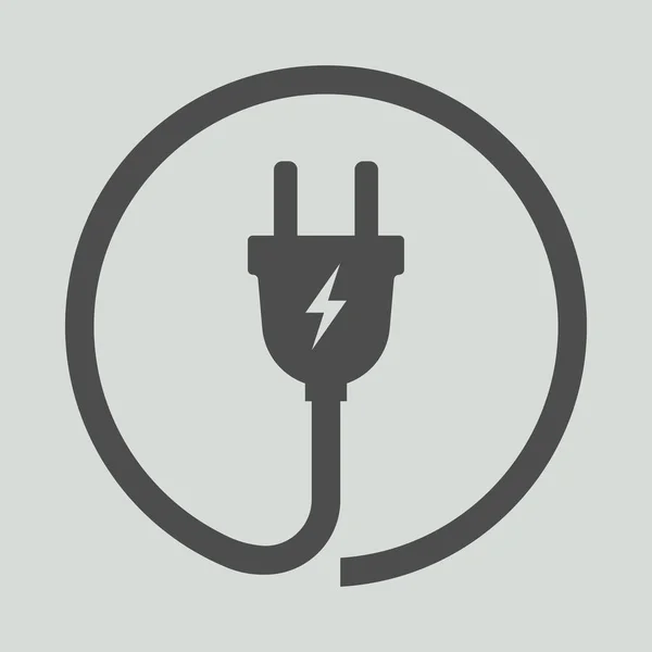 Elektrik prizi simgesi. Vektör çizimi. Eps 10.