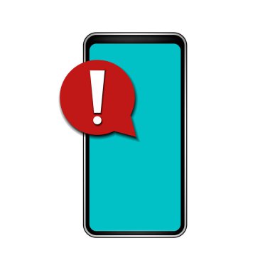 Uygulama hatası beyaz arkaplanda izole edildi. Vektör çizimi. Eps 10.